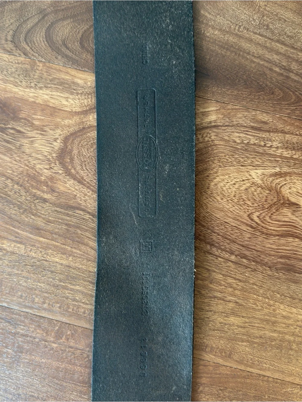 Fossil wide leather